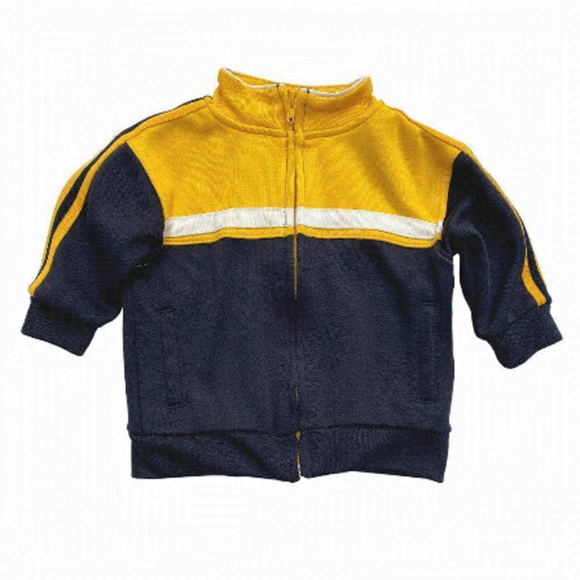 gymboree Yellow & Blue Colour Block Track Jacket - Picture 1 of 4